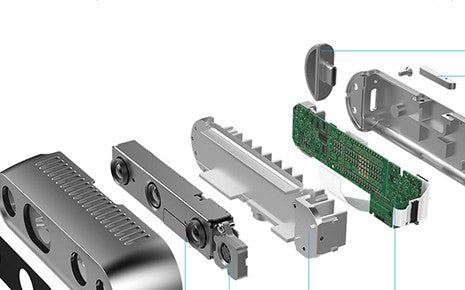 Intel RealSense D435i depth camera module